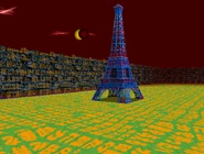 Night Kanji textures, Moon in background