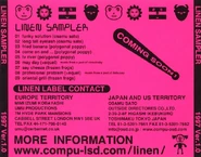 Behind the CD's cover.