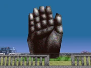 Hand Statue