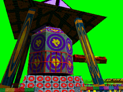 Kanji Texture Shrine Bell