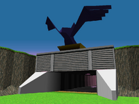 The entrance to it from The Natural World