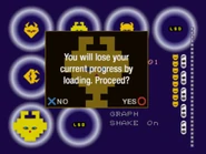 Confirming the loading dialogue. English Patch Version.