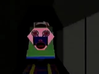 The Train appears from the tunnel, Happy Town. B-type day.