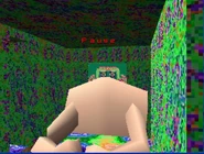 Glitched texture