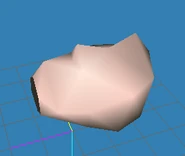 The Dying Woman's head, imported into a 3D model viewer.