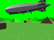 The Zeppelin is landing.