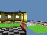 Dying Woman seen on top here. Hacked outside view