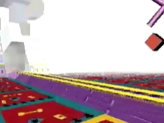 The railroad of the Happy Town, the train tunnel is in sight. Final Original Textures are seen.