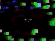 Murderer seen at the end of this GIF Clip - for Happy Town in LSD Demo Movie 1997