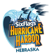 Six Flags Hurricane Harbor Nebraska logo