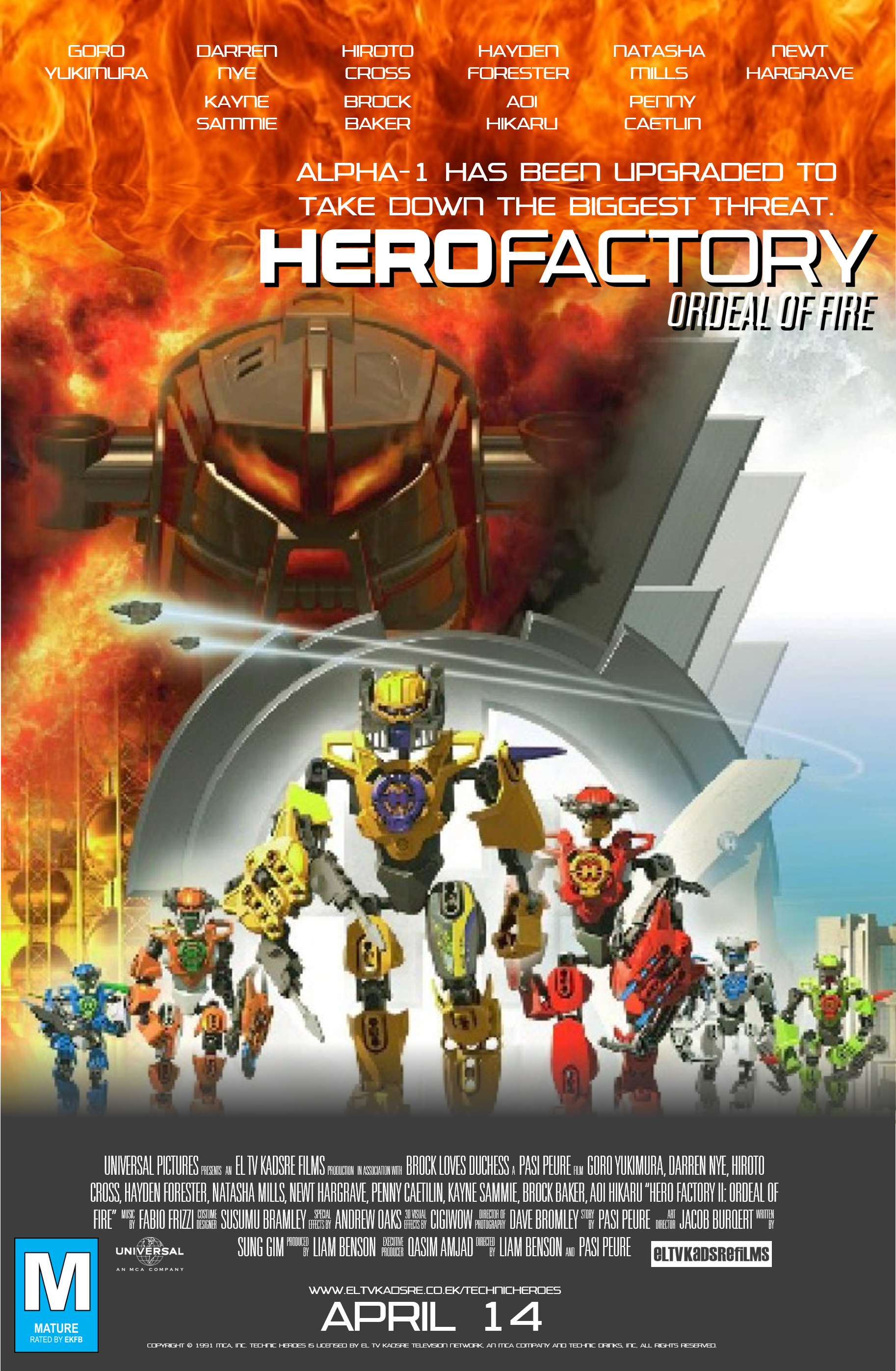 Hero Factory II Ordeal of Fire Dream Fiction Wiki Fandom