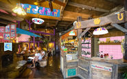 Inside the café