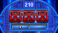 On-screen bug, displayed during syndicated programming (2023–present; recorded during Family Feud)
