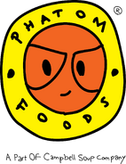 1997-1999. The design of the logo was used in the 1990s and 2000-2007. This version was used when Phatom Foods was owned by Campbell Soup Company, General Mills and GreenyWorld Studios.