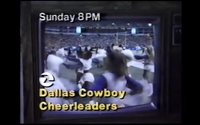"Dallas Cowboy Cheerleaders" promo