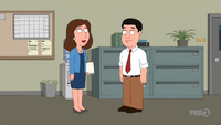 On-screen bug, displayed during Fox programming (Family Guy)