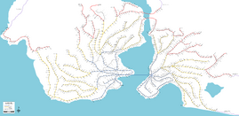 El Kadsre City passenger railway map