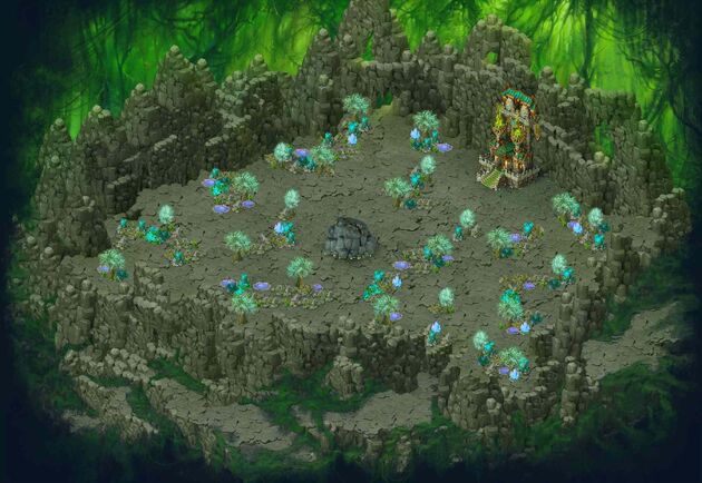 Temple of artifact keepers area