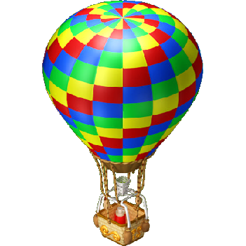 Hot air cheap balloon structure