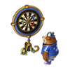 Darts-playing bear