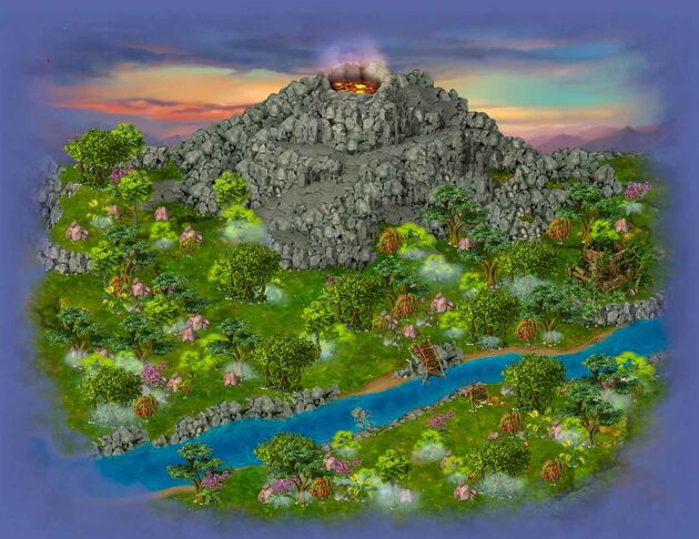 Volcano area