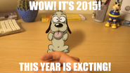 Doggy reacts to 2015 ident, 2014, The music was using Hey Ya (Instrumental) by Outkast and used on December 1 to 31.