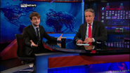 Screen bug, aired on The Daily Show with Jon Stewart.