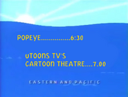 Coming Up Next: Popeye/Cartoon Theatre ident, 2009, aired on January 7, 2009.