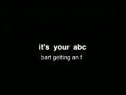 ABC Australia Ident Spoof - This Hour Has America's 22 Minutes - Bart Getting an F (2)