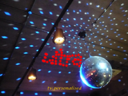 Disco ball ident, 2004. Filmed in a disco!