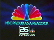 "26, proud as a peacock!" station ID (1980)
