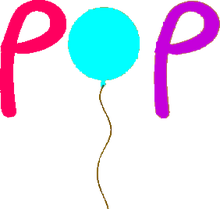 Pop (Hungary)'s first logo.