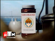 Grojband Non-Dairy Creamer ident, 2015, This ident is based on 2x2 Russia "Reklama" ident from 2012.