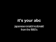 Abc 1996 spoof from thha22m - japanese ronald from the 1980s 2