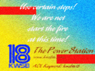 A picture of a KWSB promo that aired in June 11, 2002.