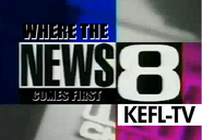 Where the News Comes First ident in 1993, with a updated logo.