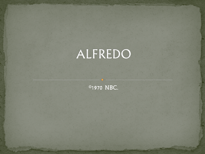 Alfredo 1970