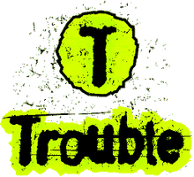 Trouble logo 1997