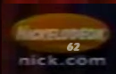 Main On-Screen bug used for NICKELODEON62 from 1999-2003