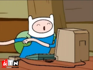 Toonface: Finn singing ident, 2013, This ident is based on Cartoon Network Latin America's ident from 2010.