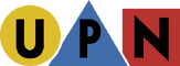 Originally, the logo was colored so that there was a yellow circle, a blue triangle, and a red square.