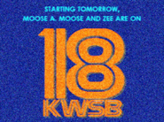 A picture of a KWSB promo that aired on April 6, 2003.