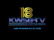 A picture of a station ident that aired on KWSB in May 17, 2000.