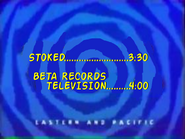 Coming Up Next: Stoked/BETA Records TV ident, 2012, aired on August 7, 2012.