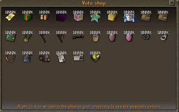 Vote Shop