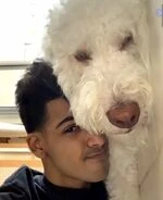 Skeppy e seu cachorro Rocco