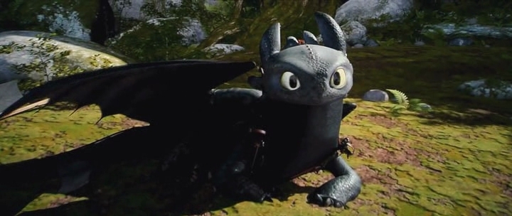 toothless dragon sitting