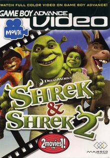 GBA Video Shrek 1 & 2 for Nintendo Gameboy Advance