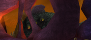 Green Death's Eyes close up (in "Avoid the Dragon's Gaze" minigame)