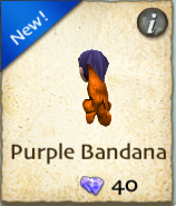 Purple Bandana